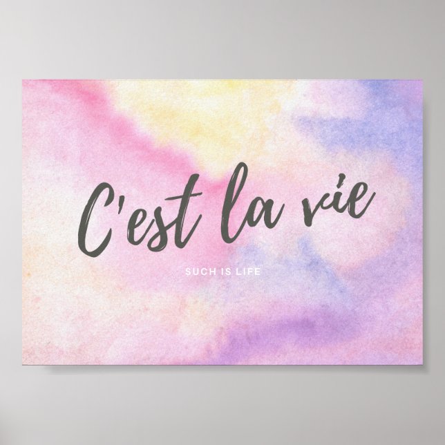 Affiche CEST LA VIE French Telle est la vie (Devant)
