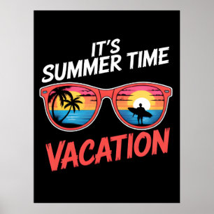 Affiche C'est l'ambiance des vacances d'été