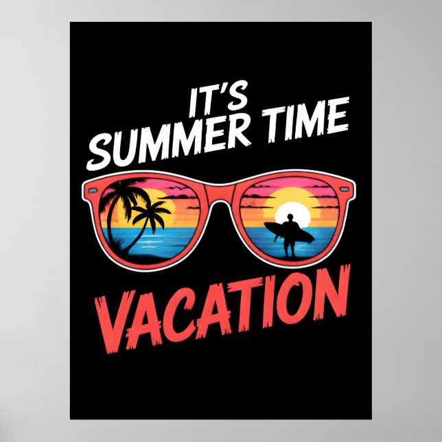 Affiche C'est l'ambiance des vacances d'été (Devant)