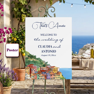 Affiche C'est l'amour Mariage Bienvenue sur la Riviera ita