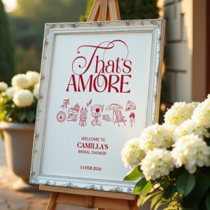 Affiche C'est l'Amour Mariage main dessinée