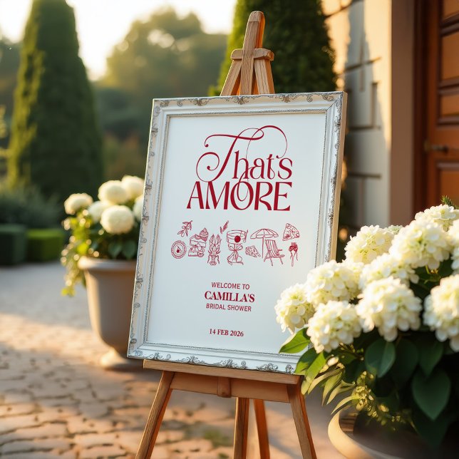Affiche C'est l'Amour Mariage main dessinée Fête de Fiança (Créateur téléchargé)
