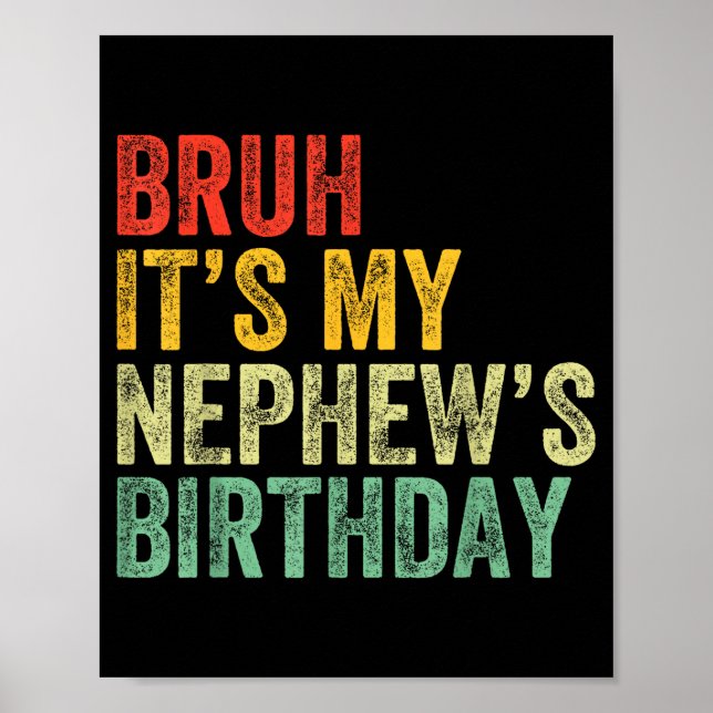 Affiche C'est l'anniversaire de mon neveu Drôle d'annivers (Devant)