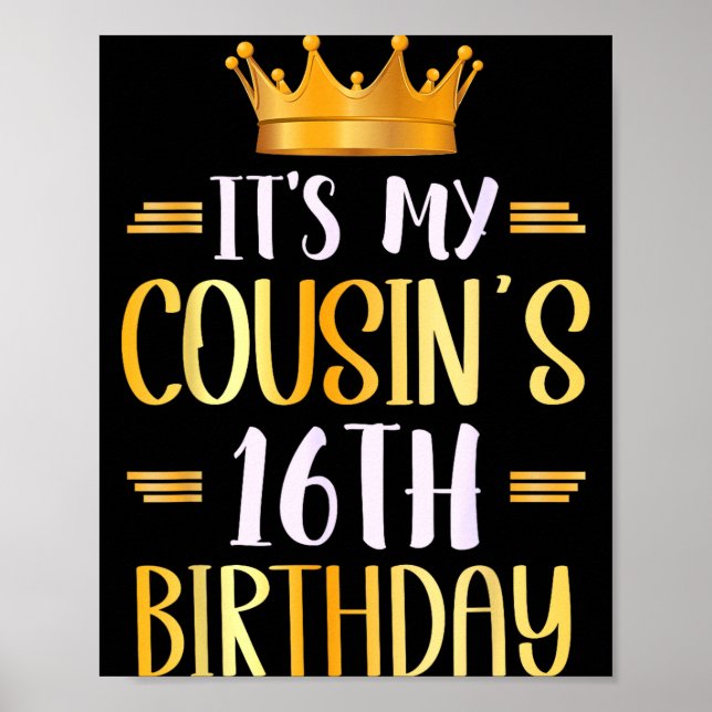 Affiche C'est l'anniversaire des 16 ans de mon cousin Joye (Devant)