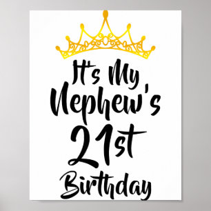 Affiche C'est l'anniversaire des 21 ans de mon neveu Couro