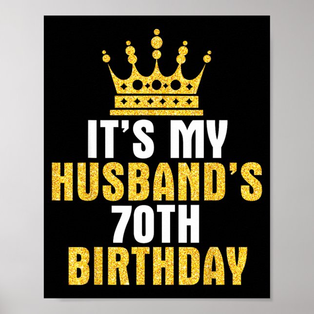 Affiche C'est l'anniversaire des 70 ans de mon mari Illust (Devant)