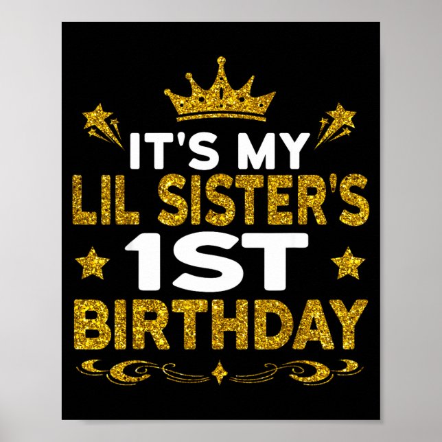 Affiche C'est le 1er anniversaire de ma petite soeur Joyeu (Devant)