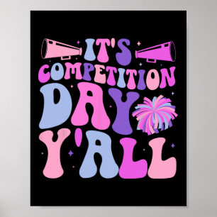 Affiche C'est le jour de la compétition de cheerleading Jo
