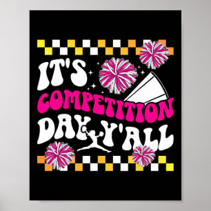 Affiche C'est le jour de la compétition de cheerleading Jo