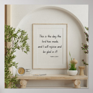 Affiche C'est le jour que le Seigneur a fait.