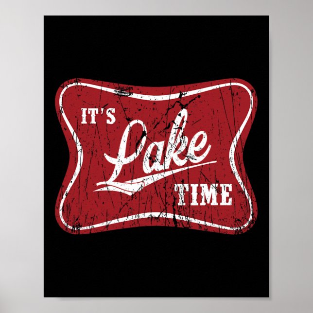 Affiche C'est le lac drôle de pêche  (Devant)