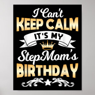 Affiche C'est le T-shirt d'anniversaire de ma belle-mère, 