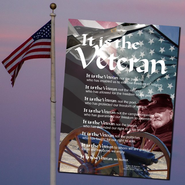 AFFICHE C'EST LE VÉTÉRAN (Créateur téléchargé)