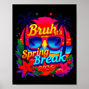 Affiche C'est les vacances de printemps 2026 famille vacan