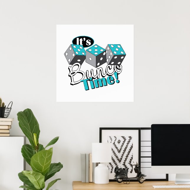 Affiche C'est l'heure de Bunco ! (Bureau à domicile)