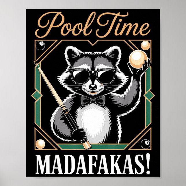 Affiche C'est l'heure de la piscine, espèce de madafakas,  (Devant)