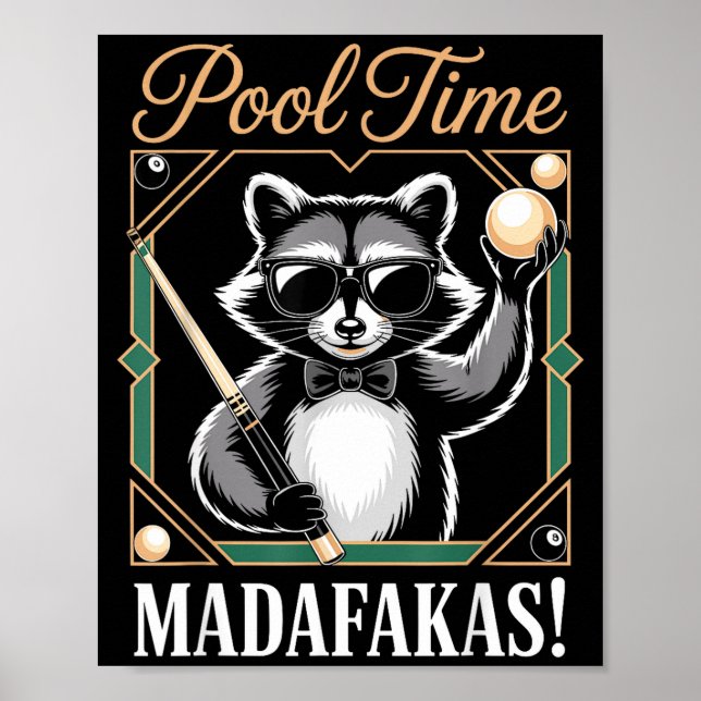 Affiche C'est l'heure de la piscine, espèce de madafakas,  (Devant)