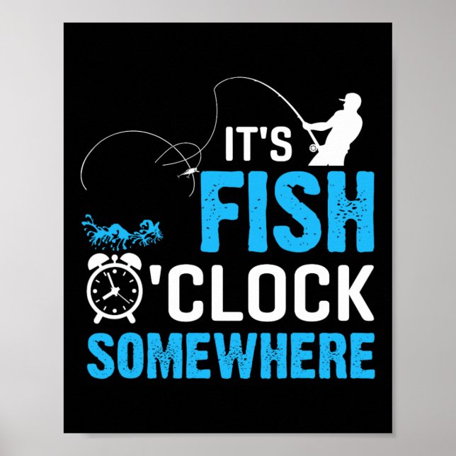 Affiche C'est l'heure du poisson quelque part  (Devant)