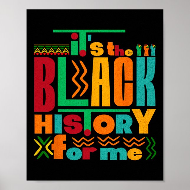Affiche C'est l'histoire des Noirs pour moi Mois de l'hist (Devant)