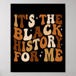 Affiche C'est l'histoire noire pour moi Groovy Black Histo