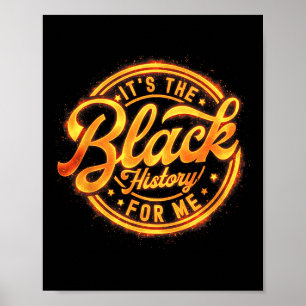 Affiche C'est l'histoire noire pour moi Juin Afro-Américai