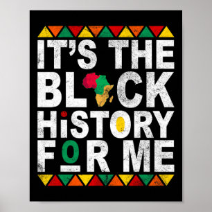 Affiche C'est l'histoire noire pour moi Mois de l'histoire