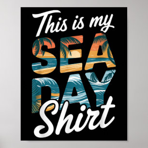 Affiche C'est ma chemise de jour de mer drôle de famille d