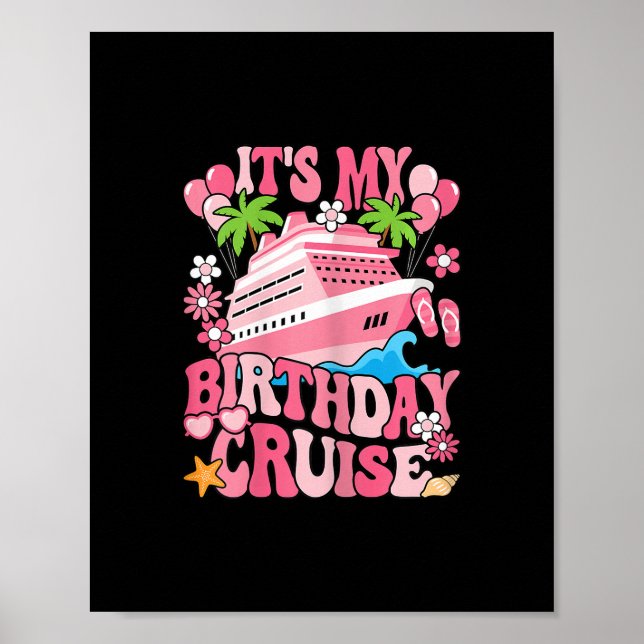 Affiche C'est ma croisière d'anniversaire Drôle de vacance (Devant)