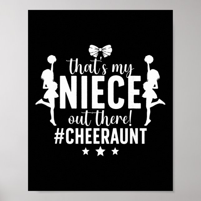 Affiche C'est ma nièce, cheer tata pom-pom tata _1  (Devant)