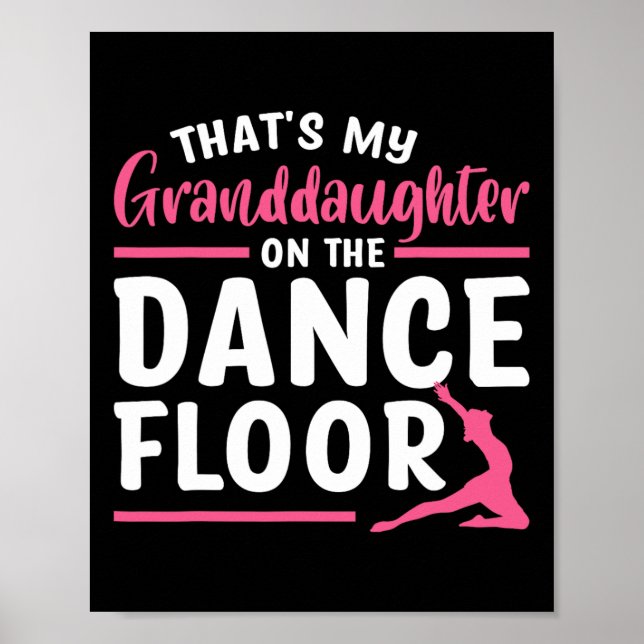 Affiche C'est ma petite-fille sur le plancher de danse (Devant)