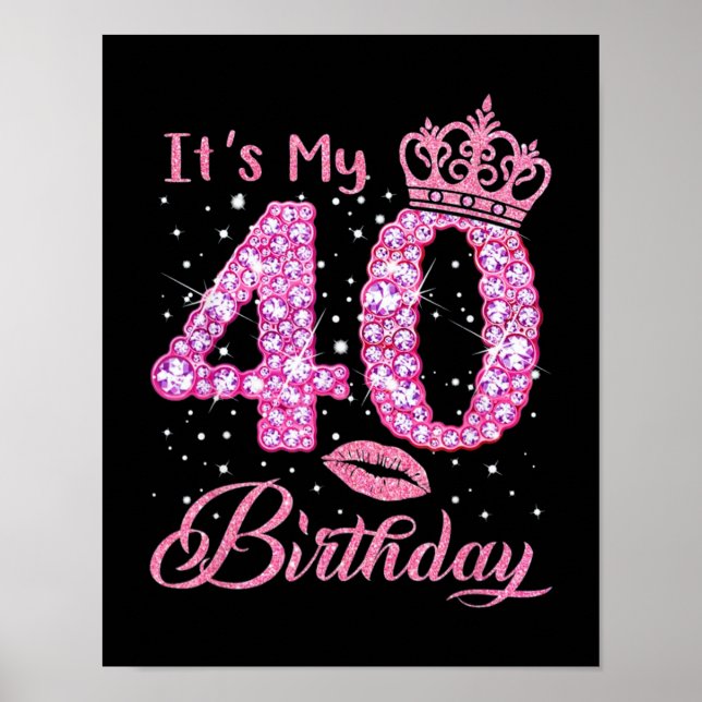 Affiche C'est ma reine du 40e anniversaire (Devant)
