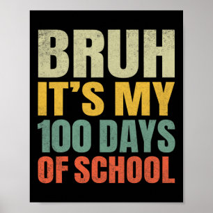 Affiche Cest mes 100 jours d'école 100e jour d'école