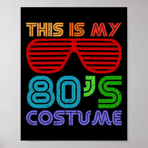 Affiche C'Est Mes 80s Costume Fancy Dress Party Idea Hall