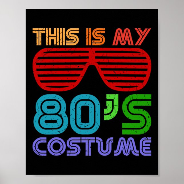 Affiche C'Est Mes 80s Costume Fancy Dress Party Idea Hall (Devant)