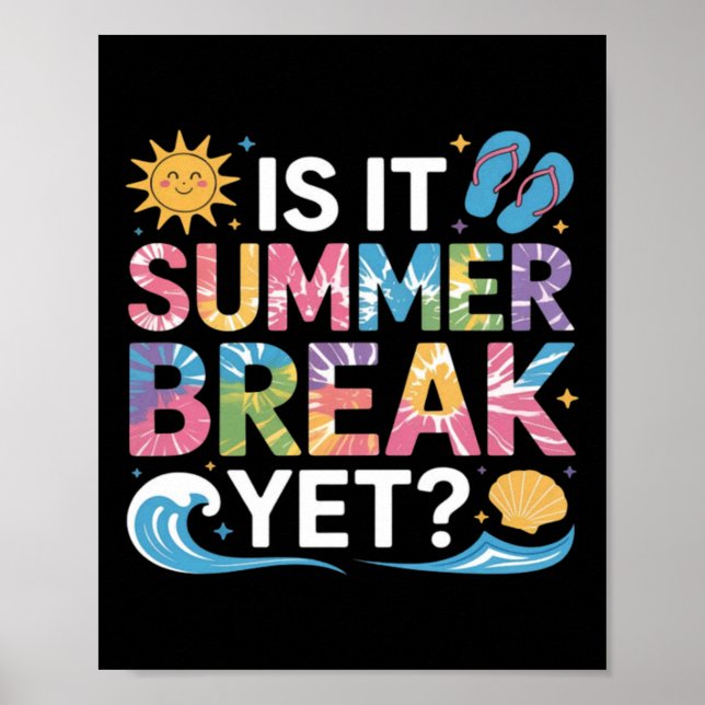 Affiche C'est mignon, c'est les vacances d'été Professeur  (Devant)