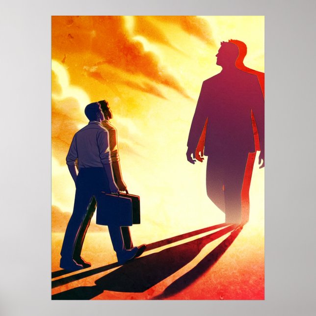 Affiche C'est moi + C'est qui je vais devenir sur un mur (Devant)