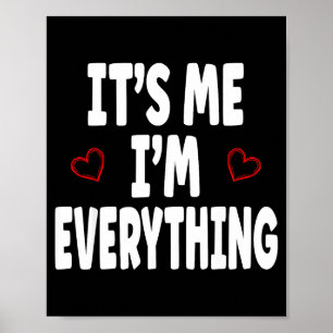 Affiche C'est moi, je suis tout Amour Couple Correspondant