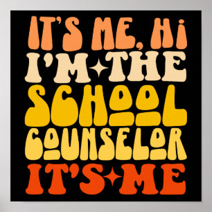 Affiche C'est moi Salut Je suis le conseiller scolaire C'e