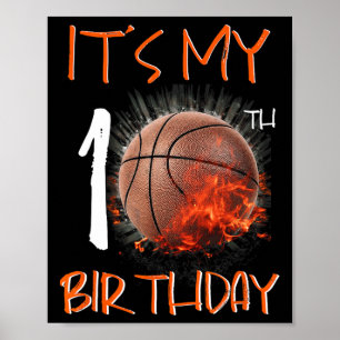 Affiche C'est mon 10e anniversaire Bysketbyll