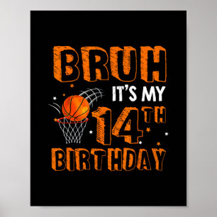 Affiche C'est mon 14ème anniversaire, joueur de Sketll de