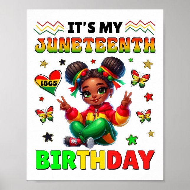 Affiche C'est mon 19e anniversaire du Junet19 Juin pour le (Devant)