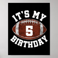 C'est mon 5ème anniversaire garçon de 5 ans joueur