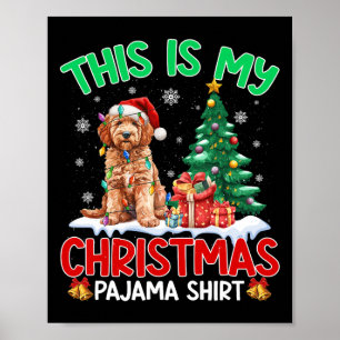 Affiche C'Est Mon Amoureux des chiens De Pajama Goldendood