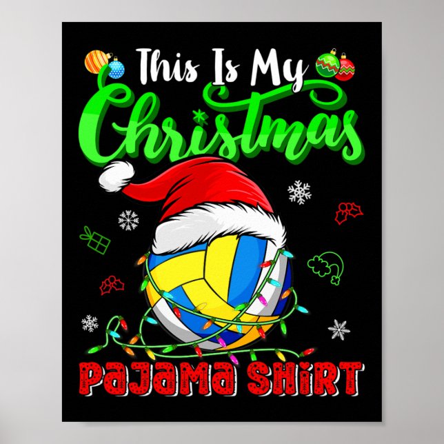 Affiche C'Est Mon Amoureux Du Pajama De Noël (Devant)