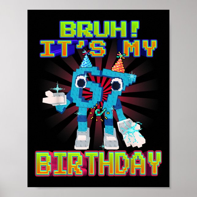Affiche C'est mon anniversaire 67 Six Sept 6-7 Drôle de Ce (Devant)