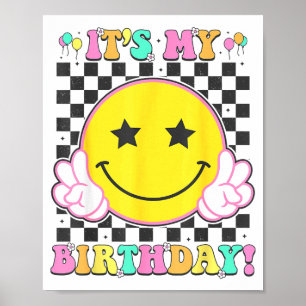 Affiche C'est mon anniversaire filles femmes ados enfants