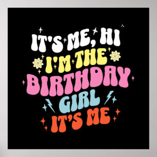 Affiche C'est mon anniversaire les filles