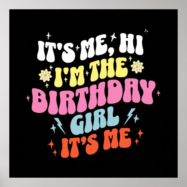 Affiche C'est mon anniversaire les filles (Devant)