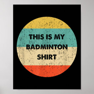 Affiche C'est Mon Badminton