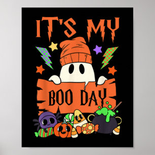 Affiche C'Est Mon Boo Day Boday Enfants mignonette Fantôme